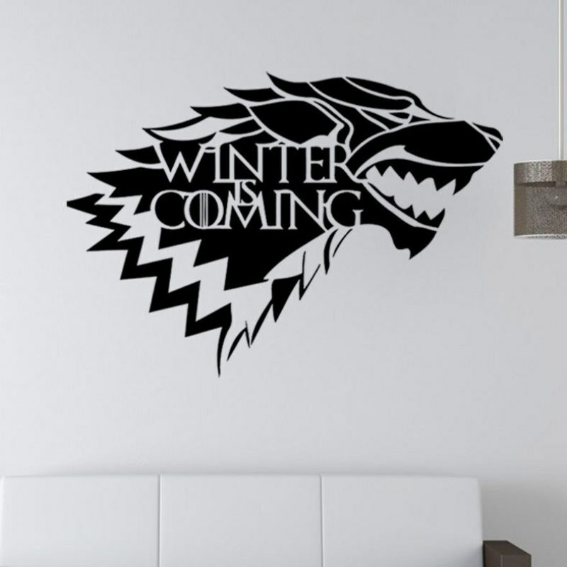 Game Of Thrones House Stark Wolf -vinyylitarratarra Hbo-talvi On Tulossa