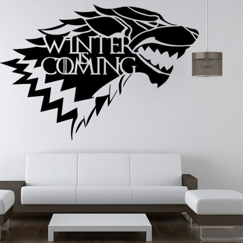 Game Of Thrones House Stark Wolf -vinyylitarratarra Hbo-talvi On Tulossa