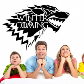 Game Of Thrones House Stark Wolf -vinyylitarratarra Hbo-talvi On Tulossa