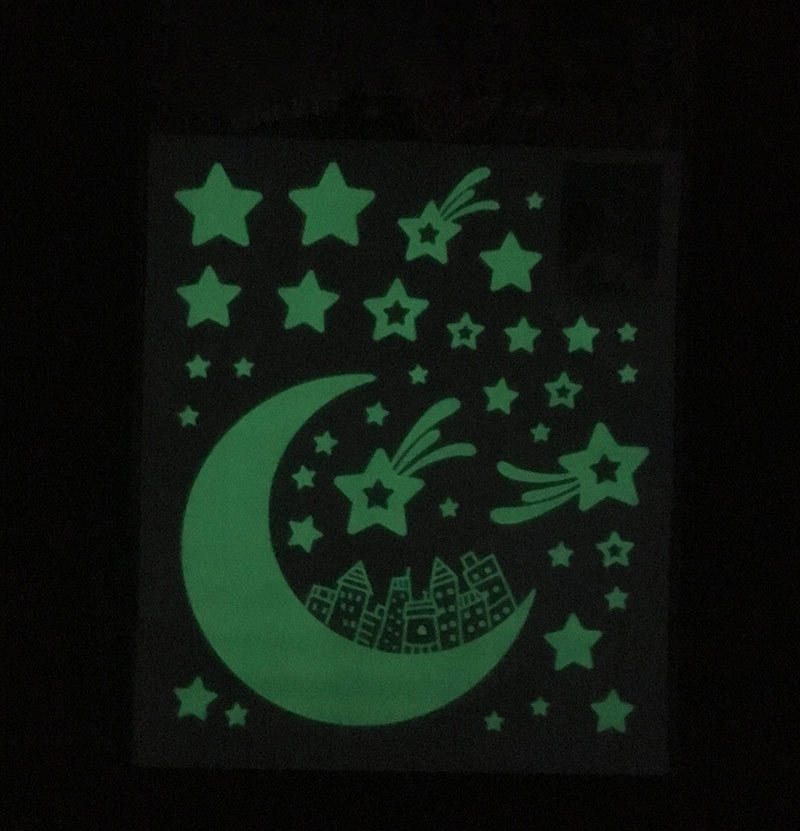 Glow In The Dark Home Decor Shining Star Luminescence -tarra