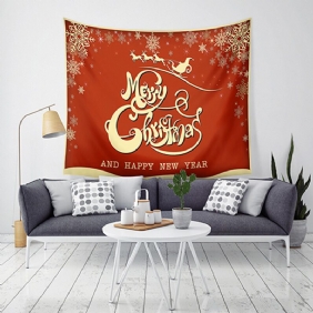 Lwg7 Christmas Tapestry Santa Print Seinälle Ripustettava Art Joulukoristeet Kodin Sisustukseen