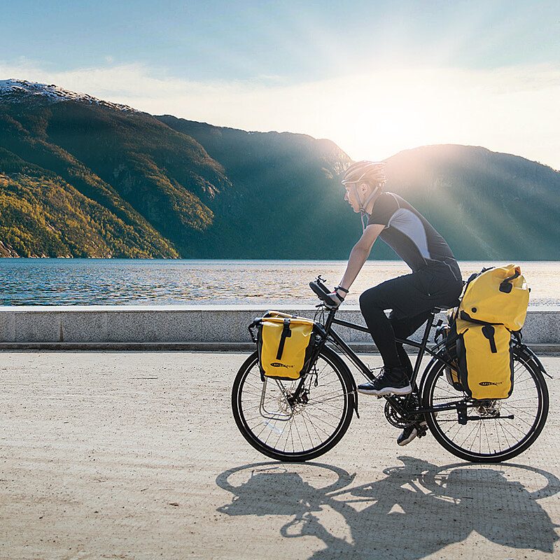 Afishtour Kokoontaittuva 15-25l Polkupyörän Takapenkkilaukku Vedenpitävä Pyöräilyn Sivulaukku Satulatolppalaukku Mtb Matkatavaroiden Takarunkolaukku