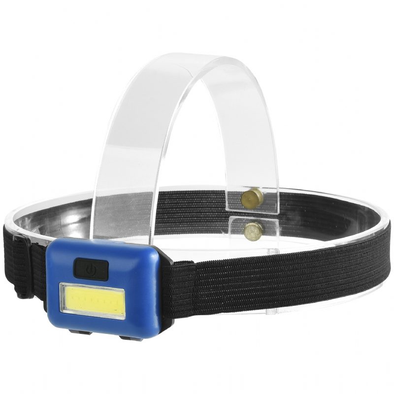 Bikight 201 450lm Cob Led Ultrakevyt Otsalamppu 3 Kytkintilaa Säädettävä Camping Running 3*aaaa Akku