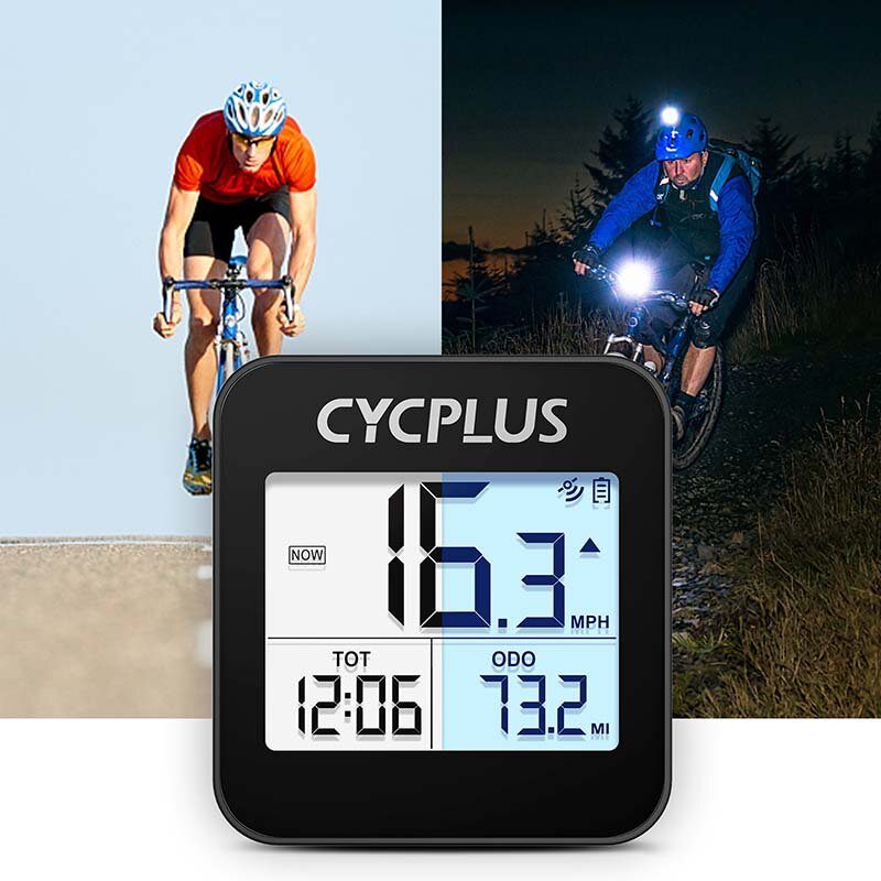 Cycplus G1 -päivitysversio Pyörätietokone Gps Langaton Vedenpitävä Älysekuntikello Nopeusmittari Matkamittari Pyöräilytietokoneen Tarvikkeet Mtb-tiepyöräilyyn