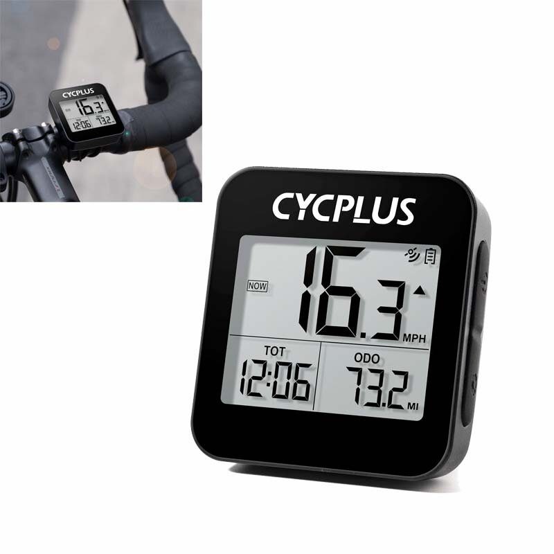 Cycplus G1 -päivitysversio Pyörätietokone Gps Langaton Vedenpitävä Älysekuntikello Nopeusmittari Matkamittari Pyöräilytietokoneen Tarvikkeet Mtb-tiepyöräilyyn