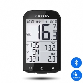 Cycplus M1 Gps Polkupyörätietokone Langaton Bluetooth 4.0 Ant+ Pyöräilynopeusmittari Vedenpitävä Lcd Taustavalo Polkupyörän Matkamittari Sekuntikello Pyörän Tarvikkeet Mtb-maantie-/kaupunkipyörälle