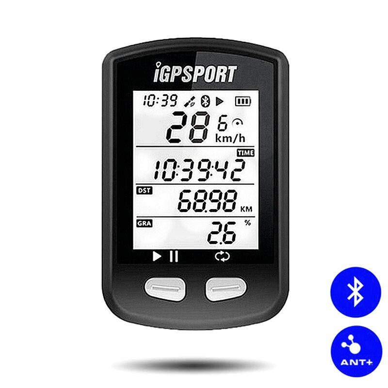 Igpsport Igs10s Pyörätietokone Jossa On Langaton Bluetooth 5.0 Ant+ -sykemittari Ja Nopeuspoljinnopeusanturin Liitäntä Vesitiivis Pyörän Nopeusmittari Polkupyörätietokone