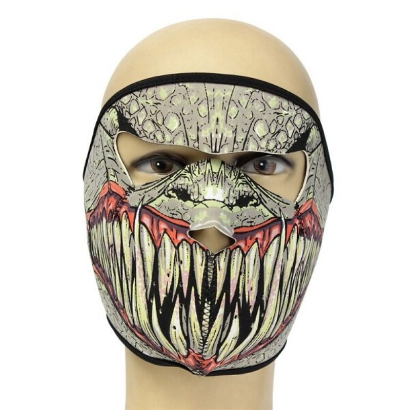 Neopreeni Kokokasvoinen Käännettävä Pyörärullalauta Moottoripyörä Scary Sports Mask Cs