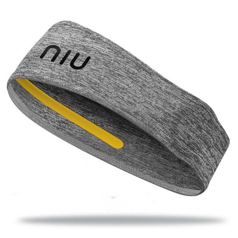 Niu Headbrand Sweatband Bluetooth 4.1v Sisäänrakennettu Mikrofoni Hikiohjausvyö Kuntoon