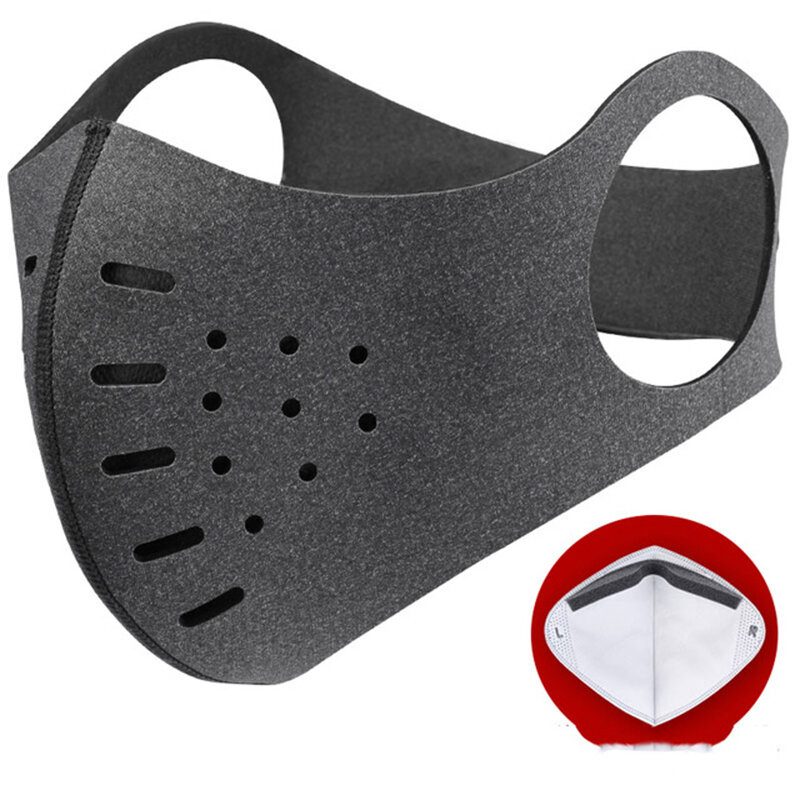 Rockbros Sport Outdoor Bike Pyöräily Hengittävä Vedenpitävä Pm 2.5 Protection Mask Anti Dust Velo