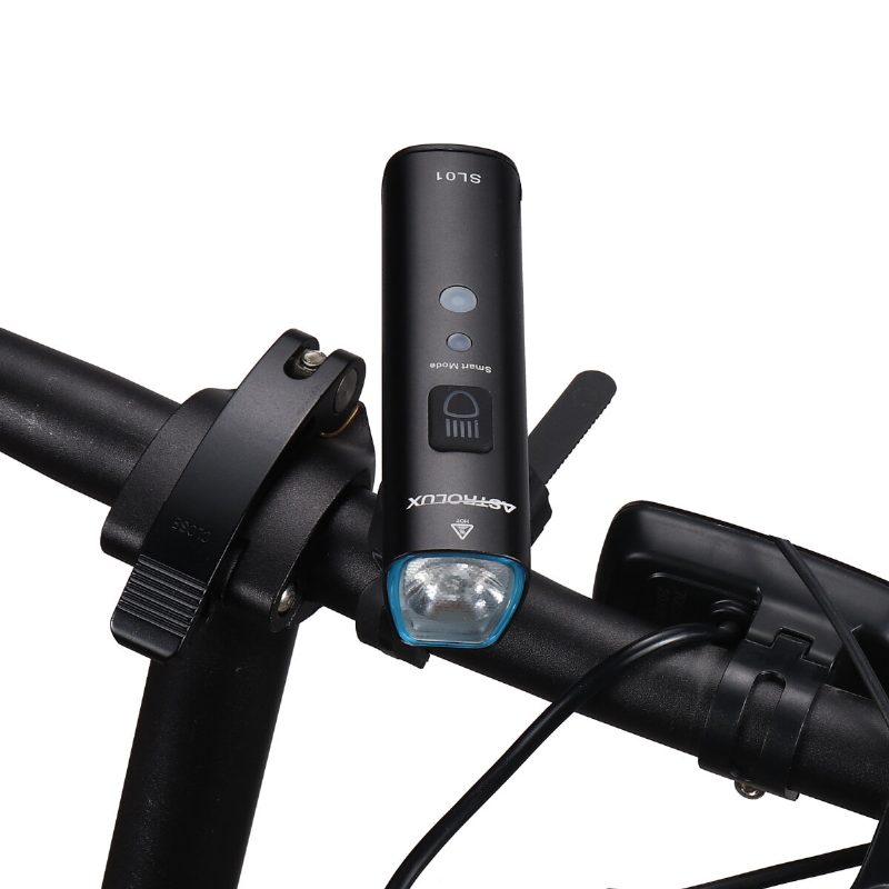 Sl01 1000 Lm Kirkkautta Ja Tärinää Älykäs Pyöränvalon Taskulamppu Cycle-ajovalo Type-c Usb-ladattava Vedenpitävä Etuvalo Sähköpyörän Skootterin Mtb-polkupyörälle