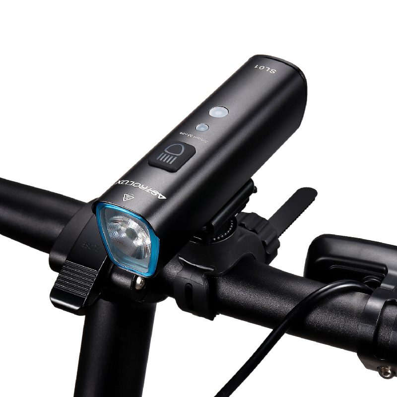 Sl01 1000 Lm Kirkkautta Ja Tärinää Älykäs Pyöränvalon Taskulamppu Cycle-ajovalo Type-c Usb-ladattava Vedenpitävä Etuvalo Sähköpyörän Skootterin Mtb-polkupyörälle