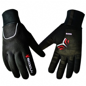 Talvi Unisex Pitää Lämpimänä Ratsastushanska Tuulenpitävä Vedenpitävä Full Finger Glove