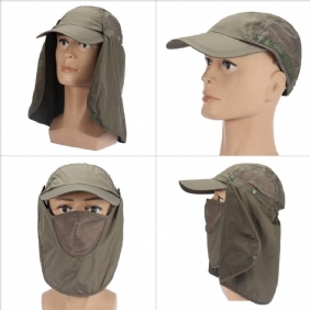 Ulkokalastus Metsästyslippis Auringolta Uv-suojakypärä Hard Hat Neck Face Cover Mask