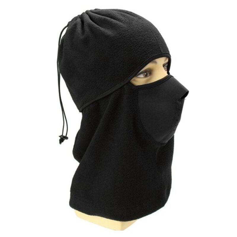 Unisex Fleece Neck Warmer Huivit Snood Face Mask Ski Hat Cap