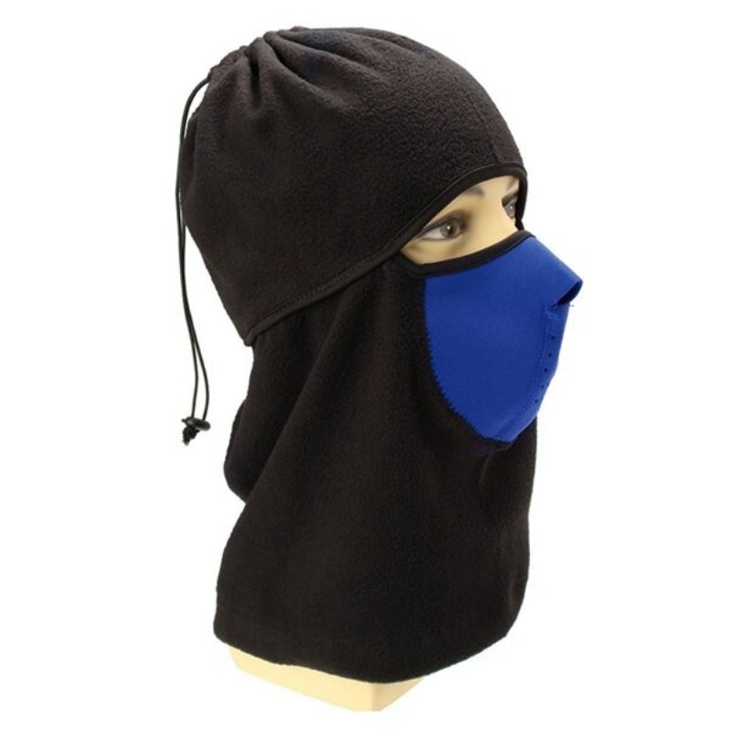 Unisex Fleece Neck Warmer Huivit Snood Face Mask Ski Hat Cap