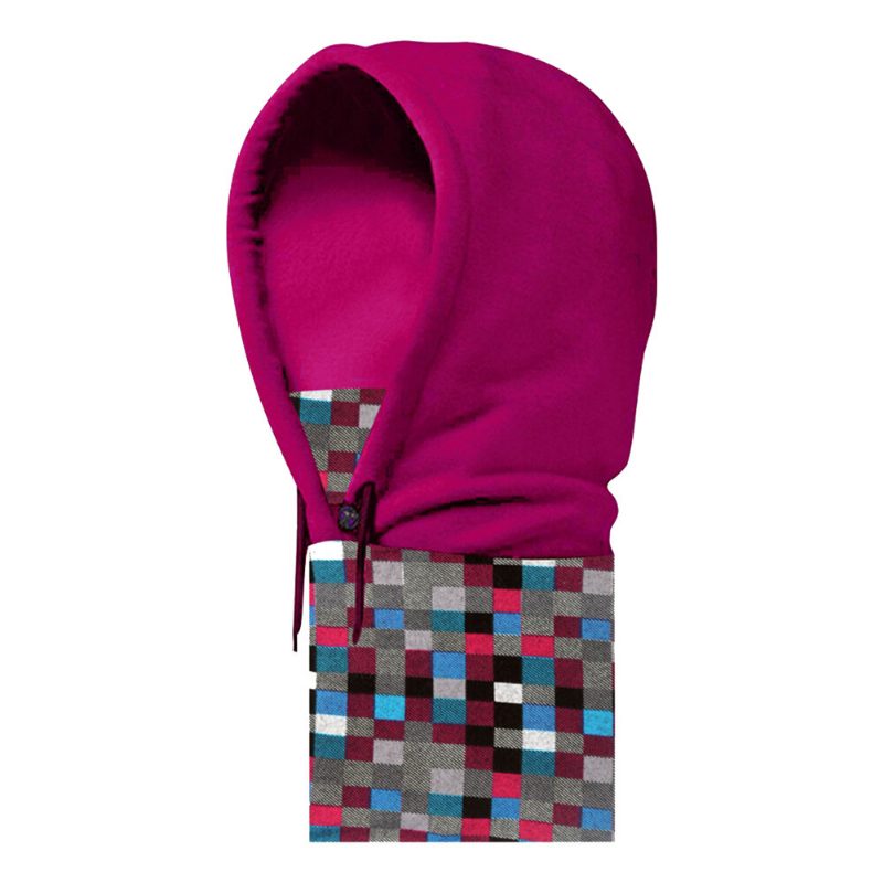 Unisex-kaulahuppu Fleece-hattu Talvella Lämmin Balaclava-kypärä Tuulenpitävä Kaula Säärystin Kasvomaski Päähuivi