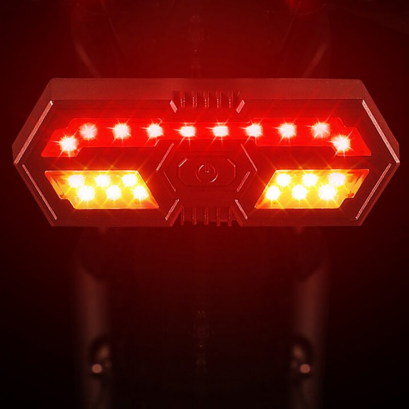 West Biking Smart Bike Light Langaton Kaukosäätimen Telinelamppu Led-signaalitakavalo Usb-polkupyörän Ladattava Vilkkuva Takavalo