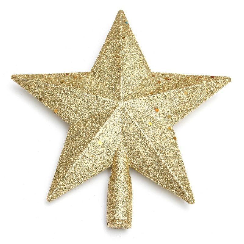 3d Shinny Glitter Star -joulukuusikoriste