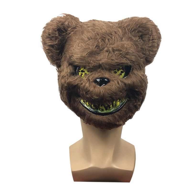 Bloody Killer Rabbit Bear Mask Scary Halloween Pehmo Cosplay Horror