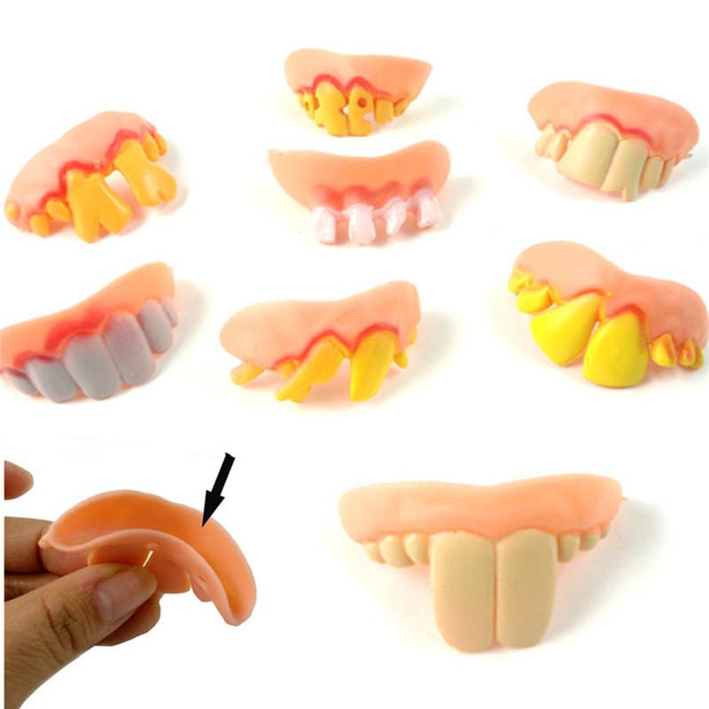 Halloween Funny Faked Teeth -meikkibileet Naamiaiset Prop