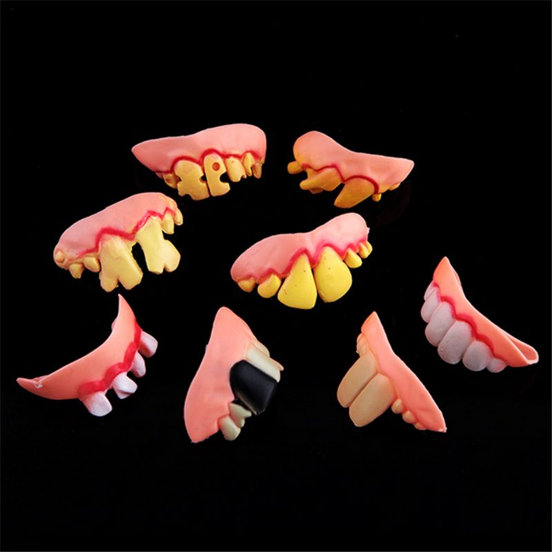 Halloween Funny Faked Teeth -meikkibileet Naamiaiset Prop