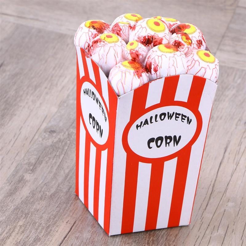 Halloween-koristeet Herkku- Tai Temppulelut Hauska Uusi Baari Haunted House Simulation Eye Popcorn