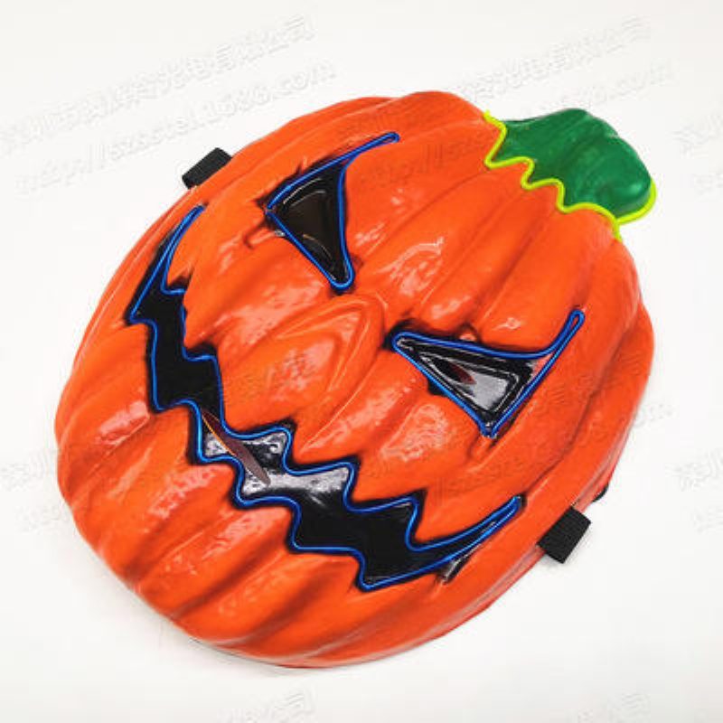 Halloween-naamio Cosplay-naamarit Led-valaiseva Punpkin-naamari Halloween-juhliin