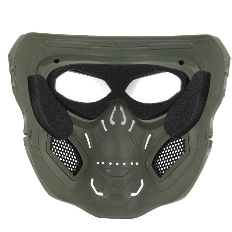 Halloween Skull Tactical Airsoft Mask Paintball Cs Military Suojaava Koko Kasvokypärä