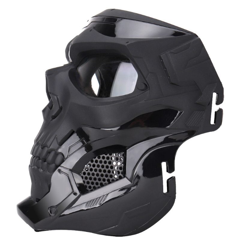 Halloween Skull Tactical Airsoft Mask Paintball Cs Military Suojaava Koko Kasvokypärä