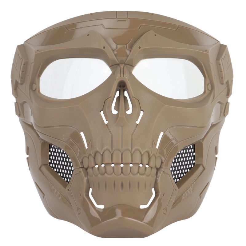 Halloween Skull Tactical Airsoft Mask Paintball Cs Military Suojaava Koko Kasvokypärä