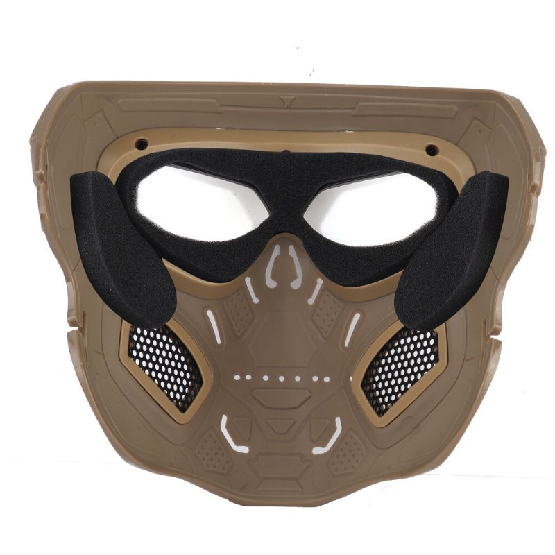 Halloween Skull Tactical Airsoft Mask Paintball Cs Military Suojaava Koko Kasvokypärä