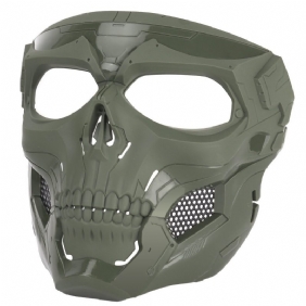 Halloween Skull Tactical Airsoft Mask Paintball Cs Military Suojaava Koko Kasvokypärä