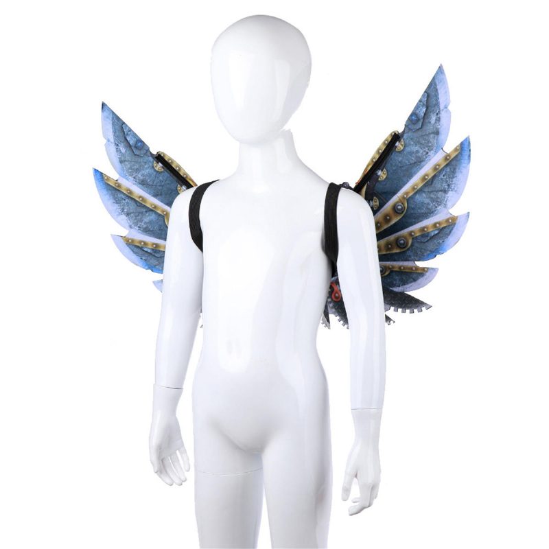 Mardi Gras Steampunk Gear Wings Cosplay Carnival Party Unisex-asujen Siipirekvisiitta