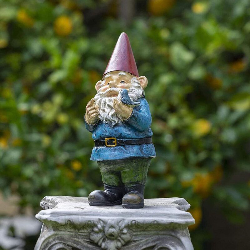 Resin Funny Naughty Garden Gnome Nurmikon Sisä- Tai Ulkokoristeisiin