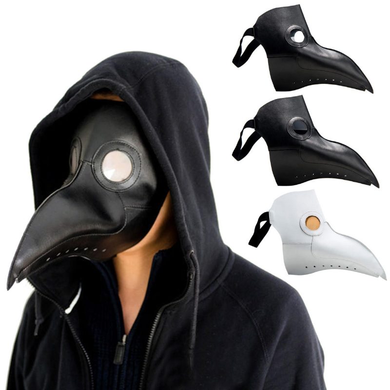 Steampunk Plague Doctor Mask Lintu Nokka Halloween Prop Cosplay Punk Gothic Masks