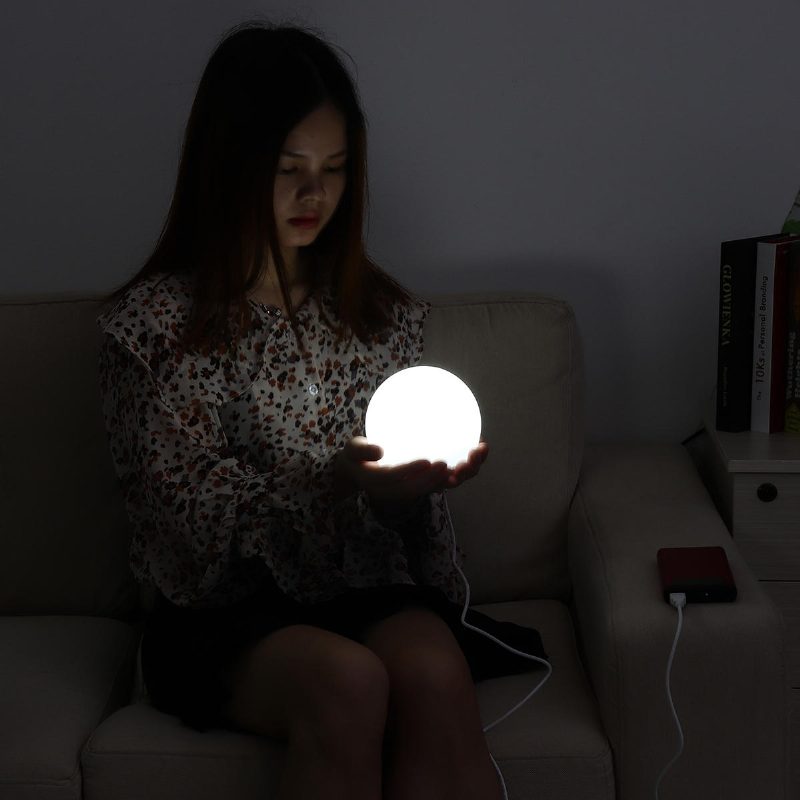 12/15cm Mood Pöytälamppu Led Smart Night Light Rgbcw App Control For Alexa/google Home