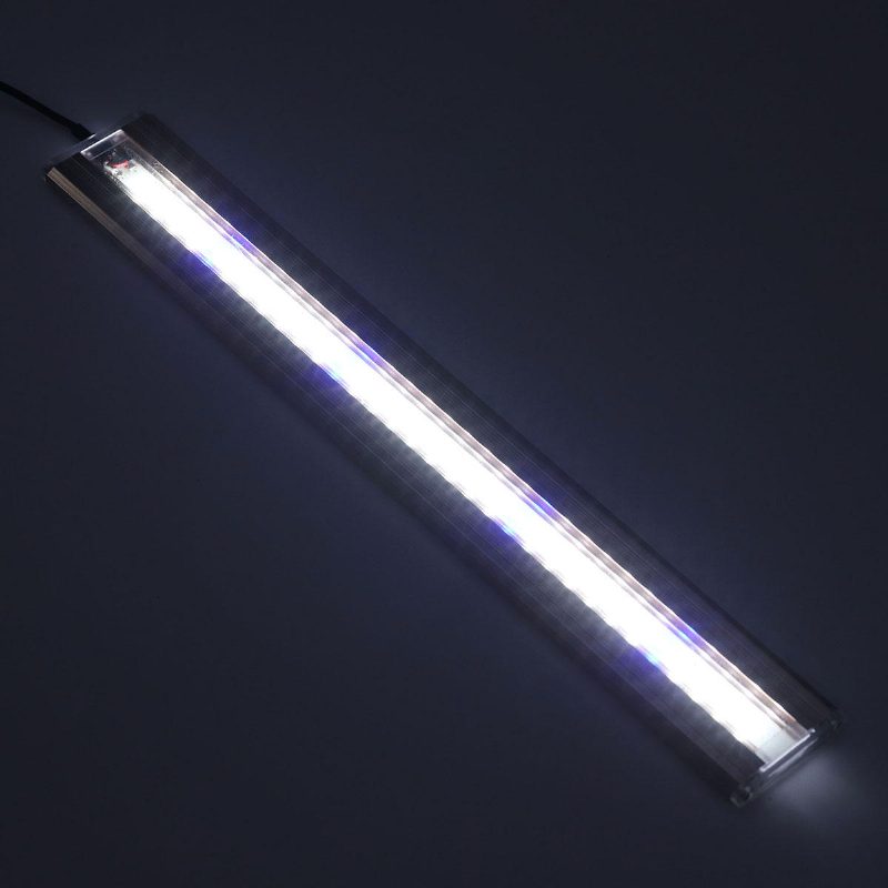 13/30/40/50 cm Akvaariolamppu Led-energiaa Säästävä Sininen+valkoinen Valolinjakytkin