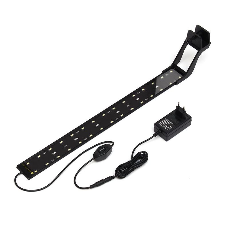 14 W 53 cm Sinivalkoinen Led Säädettävä Akvaariolamppu Super Slim Clip On Light