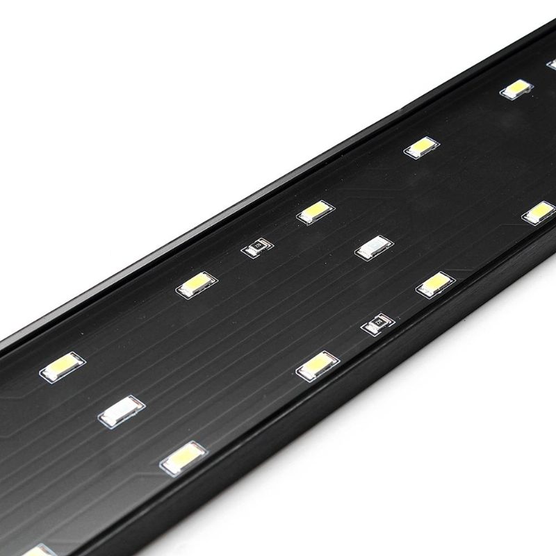 14 W 53 cm Sinivalkoinen Led Säädettävä Akvaariolamppu Super Slim Clip On Light