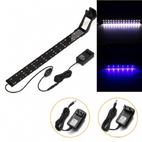 14 W 53 cm Sinivalkoinen Led Säädettävä Akvaariolamppu Super Slim Clip On Light