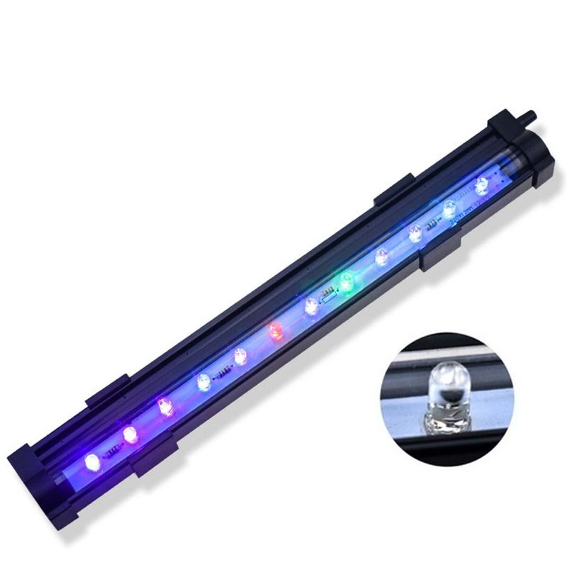 15cm/25.5cm/35.5cm/45.5cm/55.5cm Vedenpitävä Led-akvaariovalo Rgb-akvaariolamppu Monivärinen Upotettava Lamppu