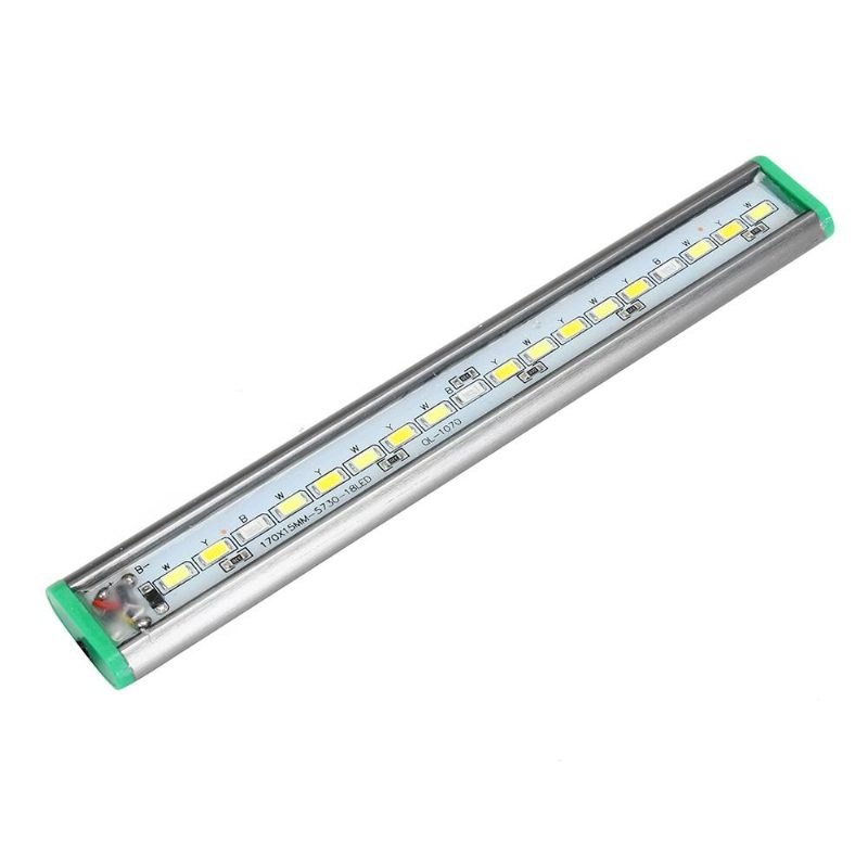 20 cm 18 Led Akvaarioakvaario Vaalea Valkoinen Sininen Lampun Pidike Vedenpitävässä Tankossa Ac110-240v