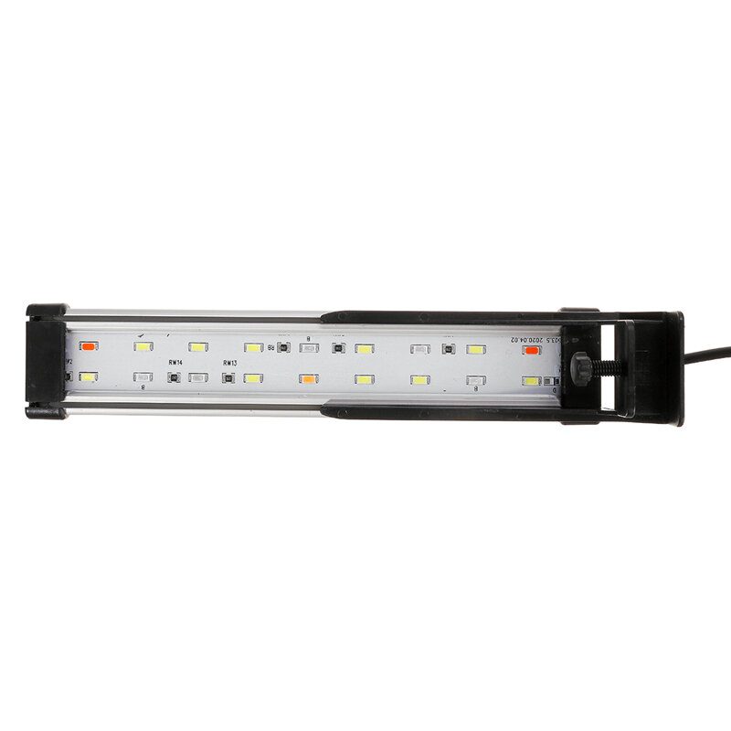 22cm 18led Rgb Akvaarion Akvaariovalo Erittäin Kirkas Kaksinkertainen Tyhjennysvesilamppu