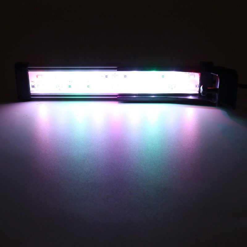 22cm 18led Rgb Akvaarion Akvaariovalo Erittäin Kirkas Kaksinkertainen Tyhjennysvesilamppu