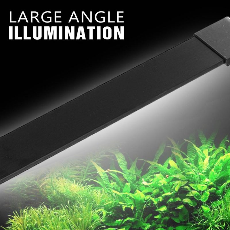 24w 85cm Sinivalkoinen Led-säädettävä Akvaarion Akvaariolamppu Super Slim Clip On Light