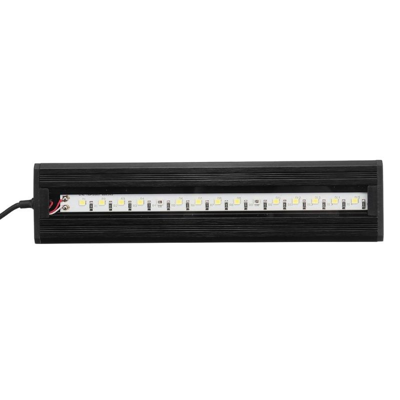 2.5 W 18 cm Säädettävä 2835 Led-akvaarioakvaario Super Ohut Kevyt Lamppu Musta