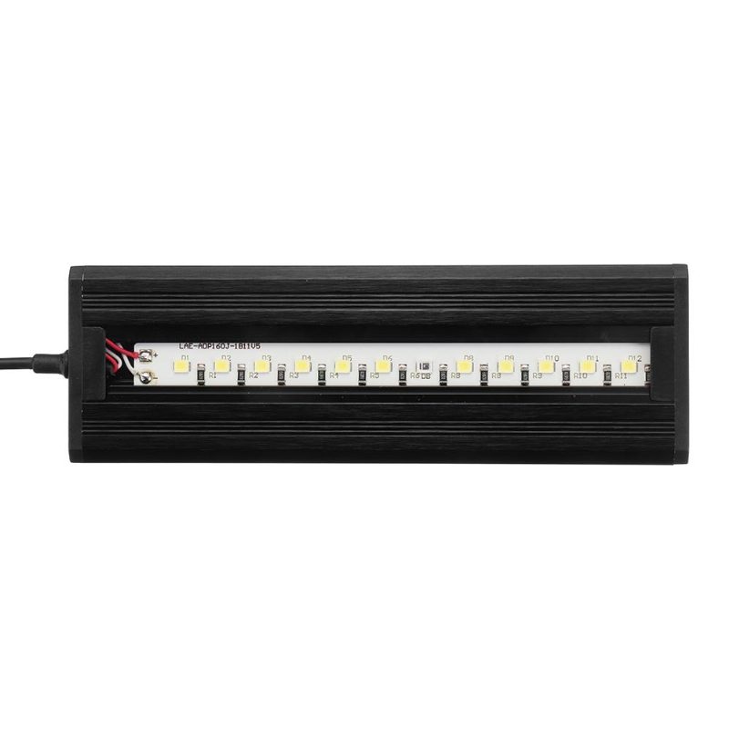 2w 13cm Säädettävä 2835 Led Akvaarioakvaario Super Ohut Kevyt Lamppu Musta