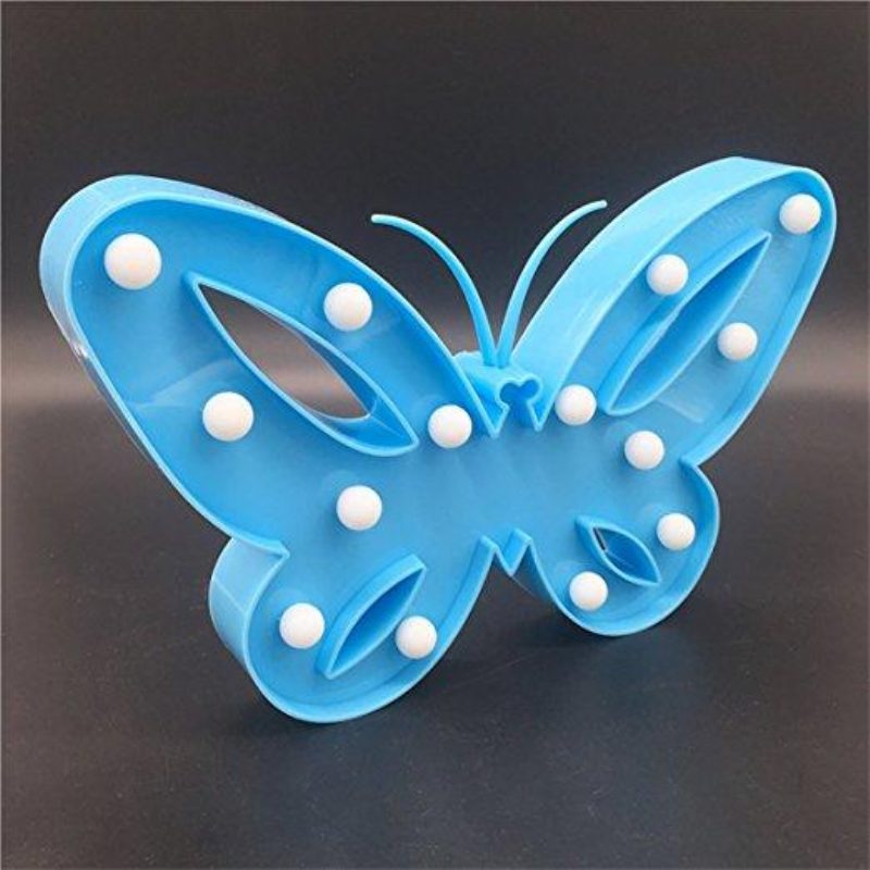 3 W Creative Butterfly Shape Yövalo Lasten Makuuhuoneen Sisustuslamppu