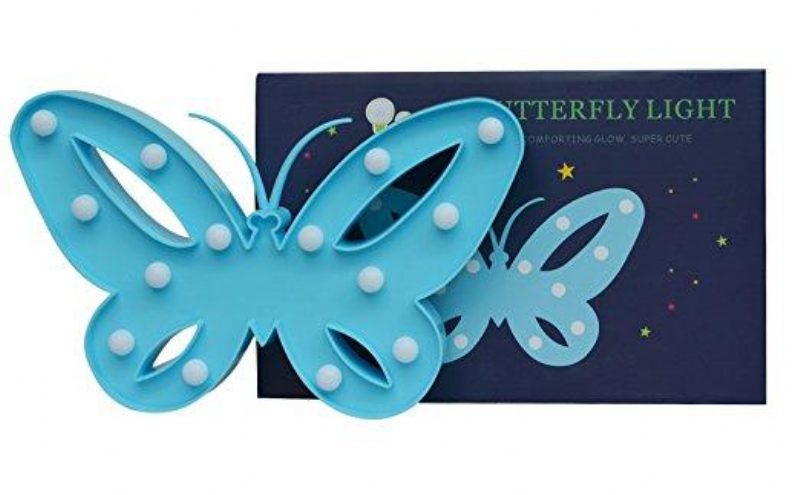 3 W Creative Butterfly Shape Yövalo Lasten Makuuhuoneen Sisustuslamppu